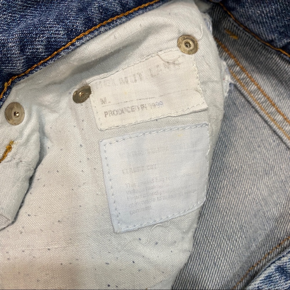 Helmut Lang Classic Cut Button Fly Jeans size 27 - Picture 9 of 10